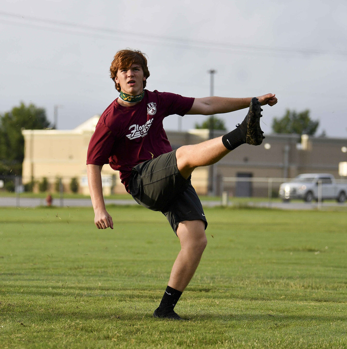 West Florence High School football practice